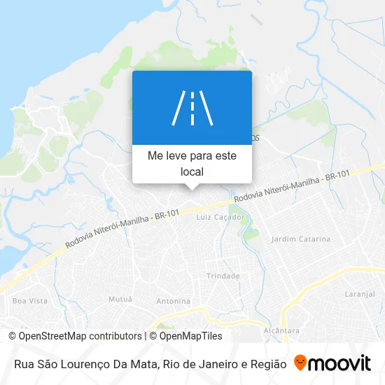 Rua São Lourenço Da Mata mapa