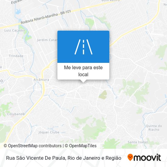 Rua São Vicente De Paula mapa