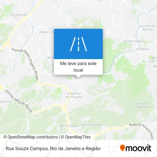 Rua Souza Campos mapa