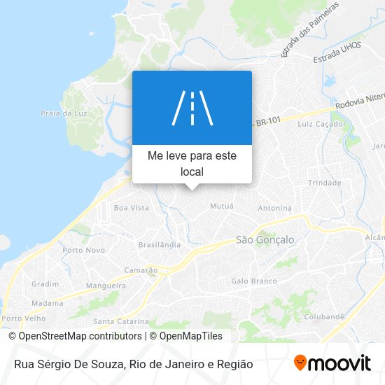 Rua Sérgio De Souza mapa
