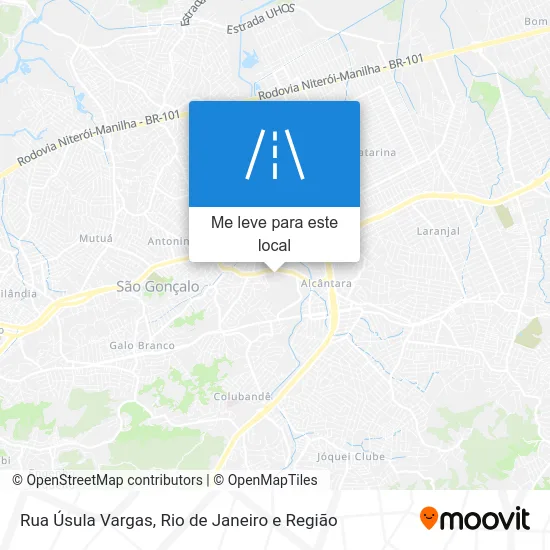 Rua Úsula Vargas mapa