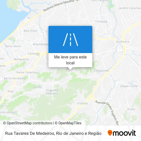 Rua Tavares De Medeiros mapa