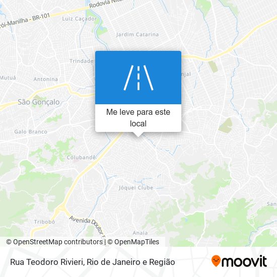 Rua Teodoro Rivieri mapa