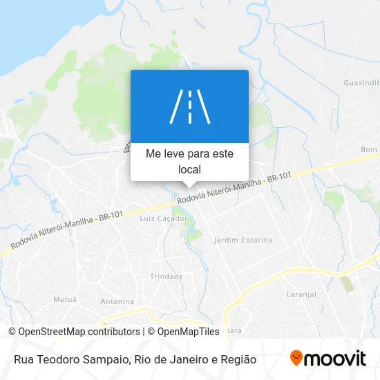 Rua Teodoro Sampaio mapa