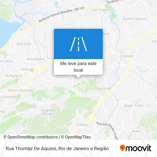 Rua Thomaz De Aquino mapa