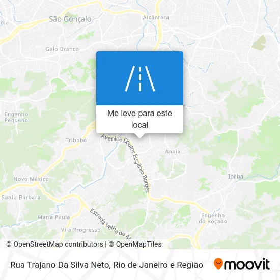 Rua Trajano Da Silva Neto mapa