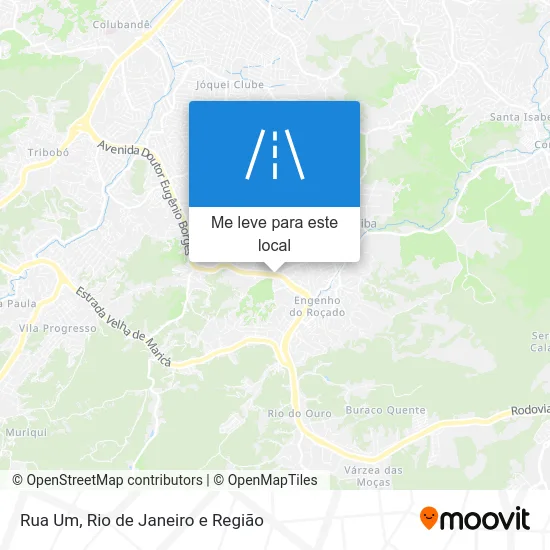 Rua Um mapa
