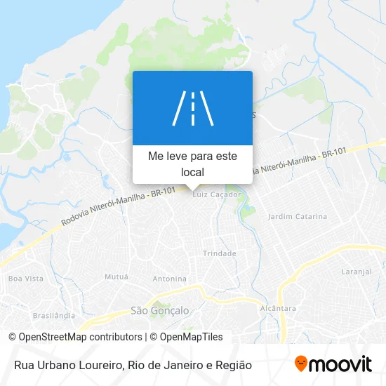 Rua Urbano Loureiro mapa