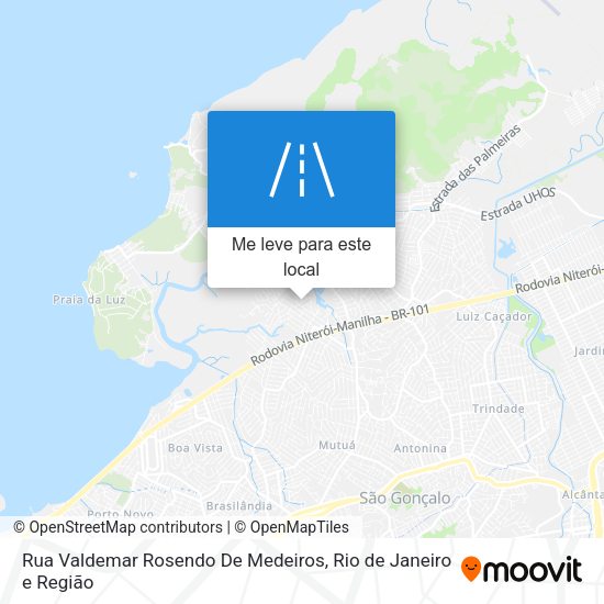 Rua Valdemar Rosendo De Medeiros mapa