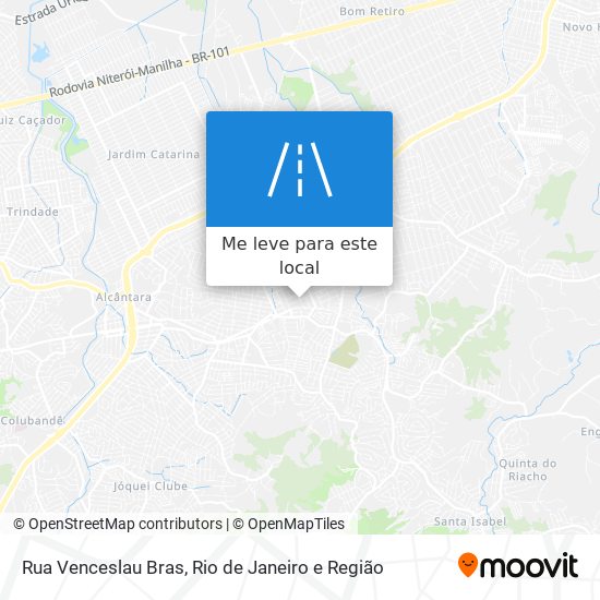 Rua Venceslau Bras mapa