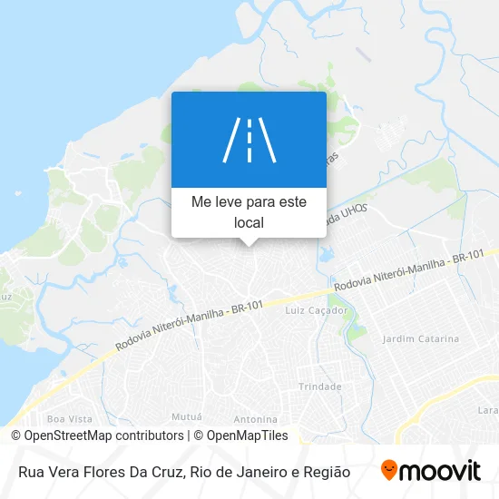 Rua Vera Flores Da Cruz mapa