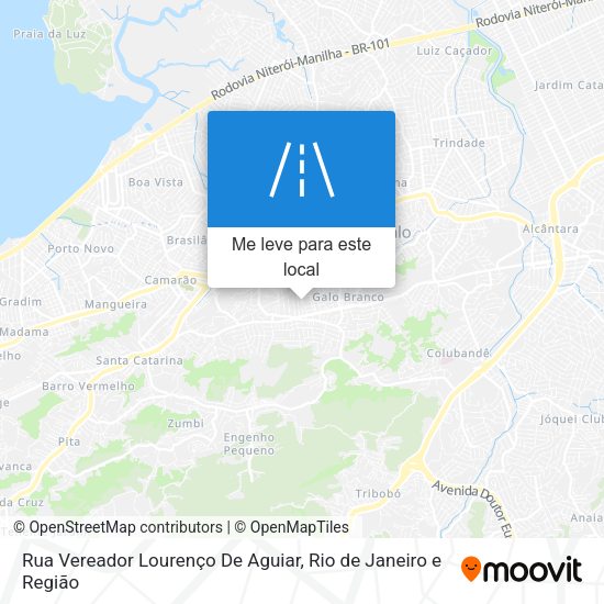 Rua Vereador Lourenço De Aguiar mapa