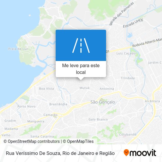 Rua Veríssimo De Souza mapa