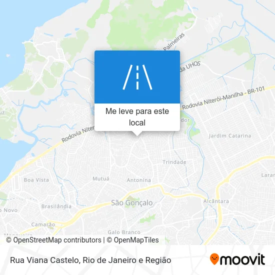 Rua Viana Castelo mapa