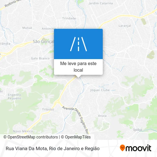 Rua Viana Da Mota mapa