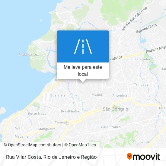 Rua Vilar Costa mapa