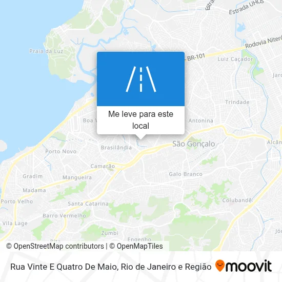 Rua Vinte E Quatro De Maio mapa