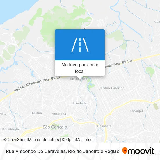 Rua Visconde De Caravelas mapa