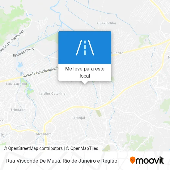 Rua Visconde De Mauá mapa