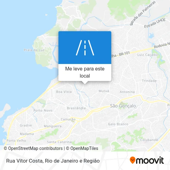Rua Vítor Costa mapa