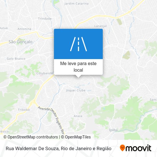 Rua Waldemar De Souza mapa
