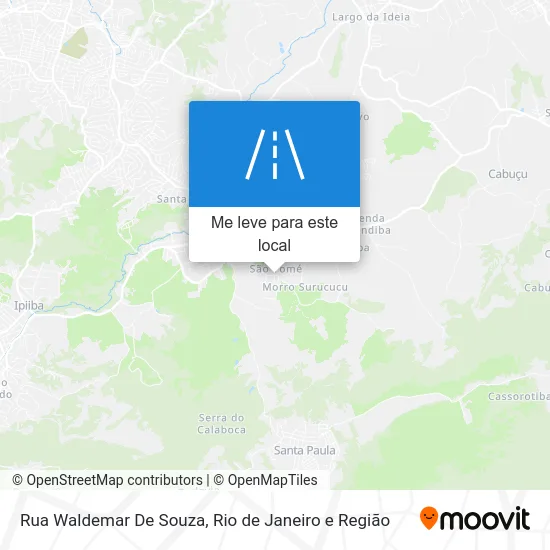 Rua Waldemar De Souza mapa