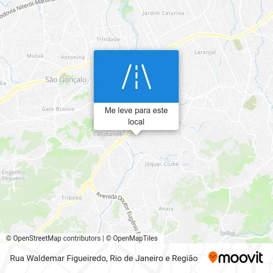 Rua Waldemar Figueiredo mapa