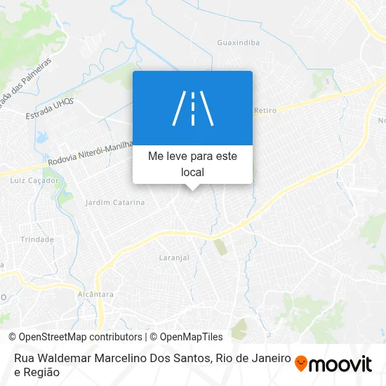 Rua Waldemar Marcelino Dos Santos mapa