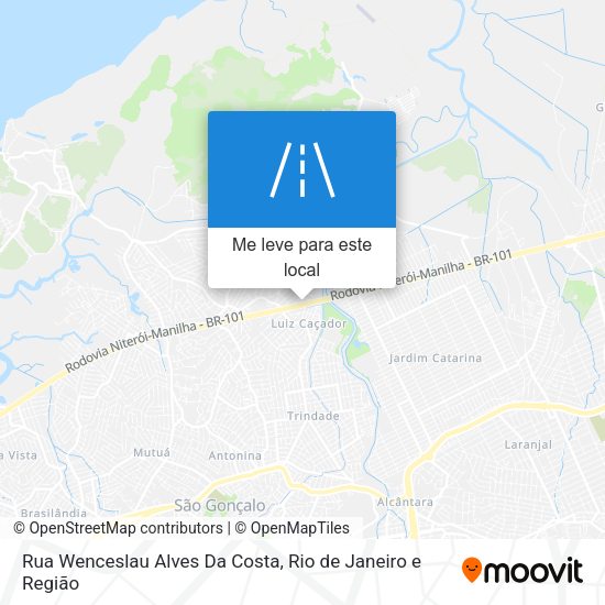Rua Wenceslau Alves Da Costa mapa