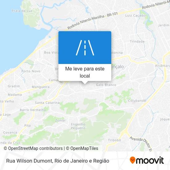 Rua Wilson Dumont mapa