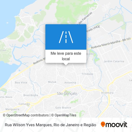 Rua Wilson Yves Marques mapa