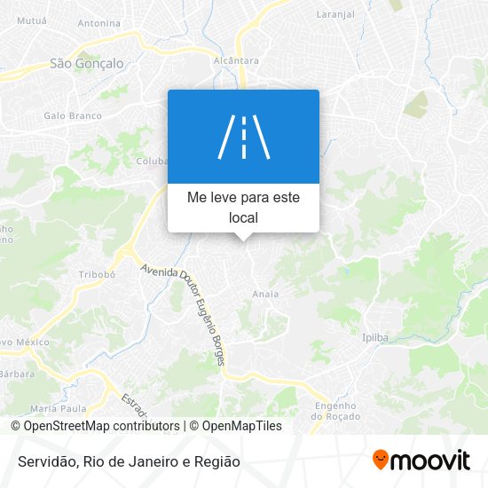 Servidão mapa