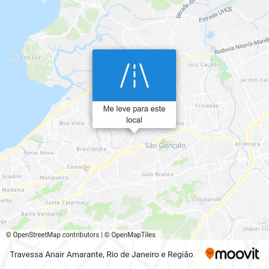 Travessa Anair Amarante mapa