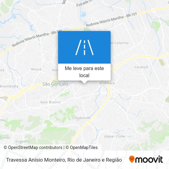 Travessa Anísio Monteiro mapa