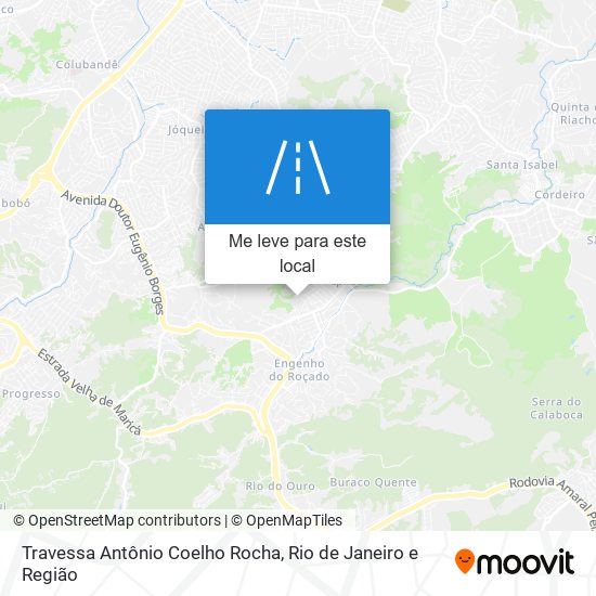 Travessa Antônio Coelho Rocha mapa