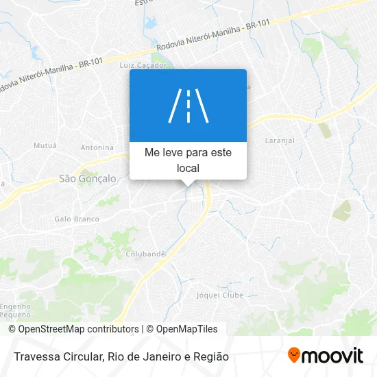 Travessa Circular mapa