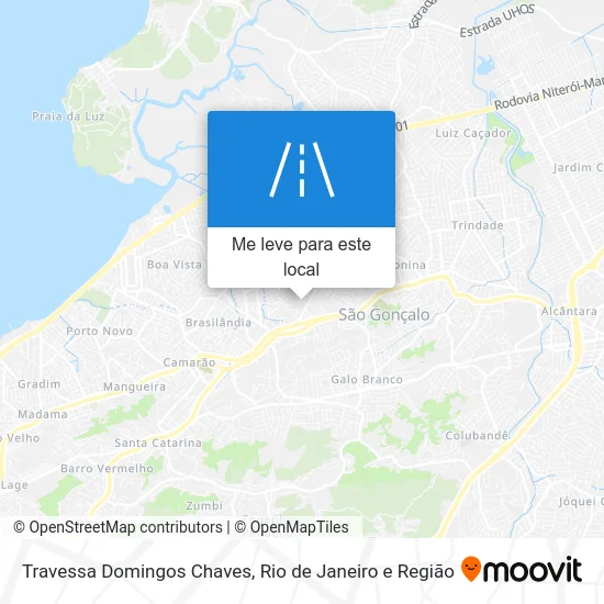 Travessa Domingos Chaves mapa
