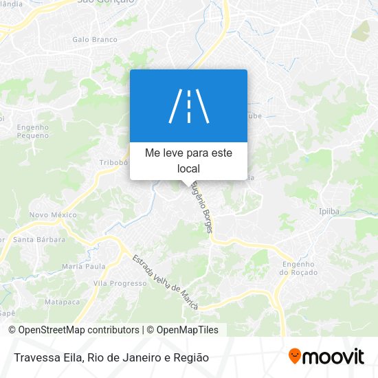 Travessa Eila mapa