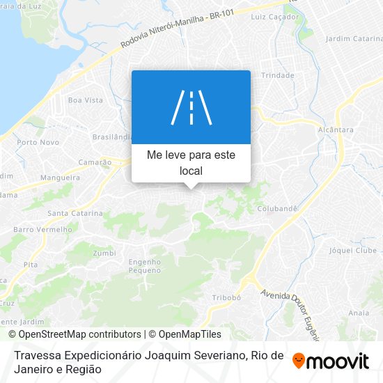 Travessa Expedicionário Joaquim Severiano mapa