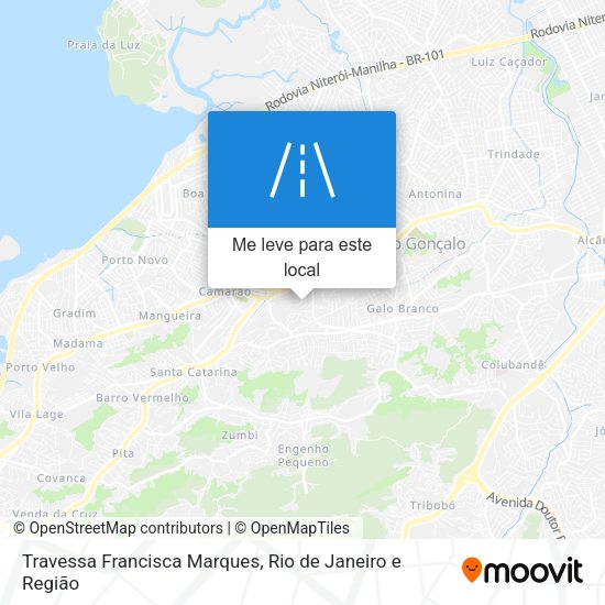 Travessa Francisca Marques mapa