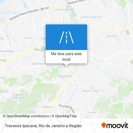 Travessa Ipacarai mapa