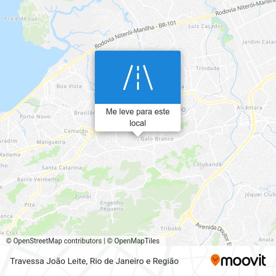 Travessa João Leite mapa