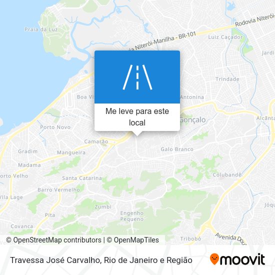 Travessa José Carvalho mapa