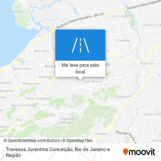 Travessa Juventina Conceição mapa