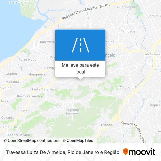 Travessa Luiza De Almeida mapa