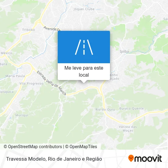 Travessa Modelo mapa