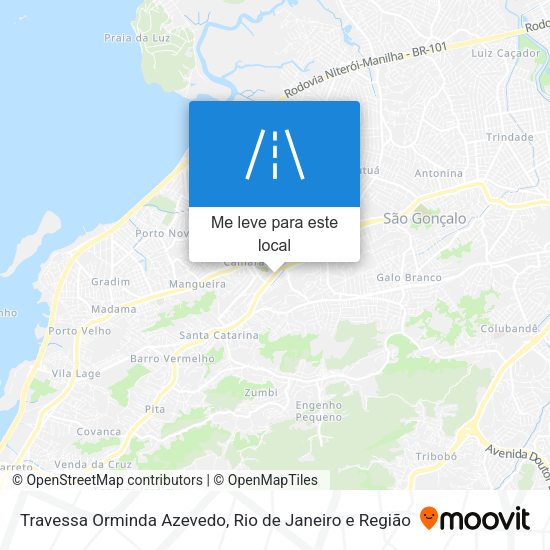 Travessa Orminda Azevedo mapa