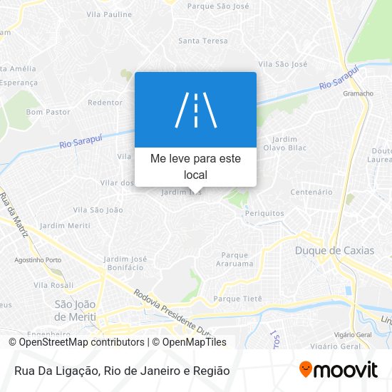Rua Da Ligação mapa