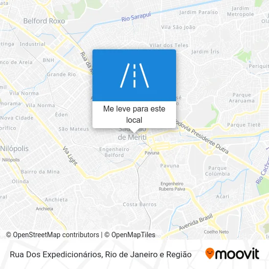 Rua Dos Expedicionários mapa