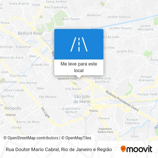 Rua Doutor Mario Cabral mapa